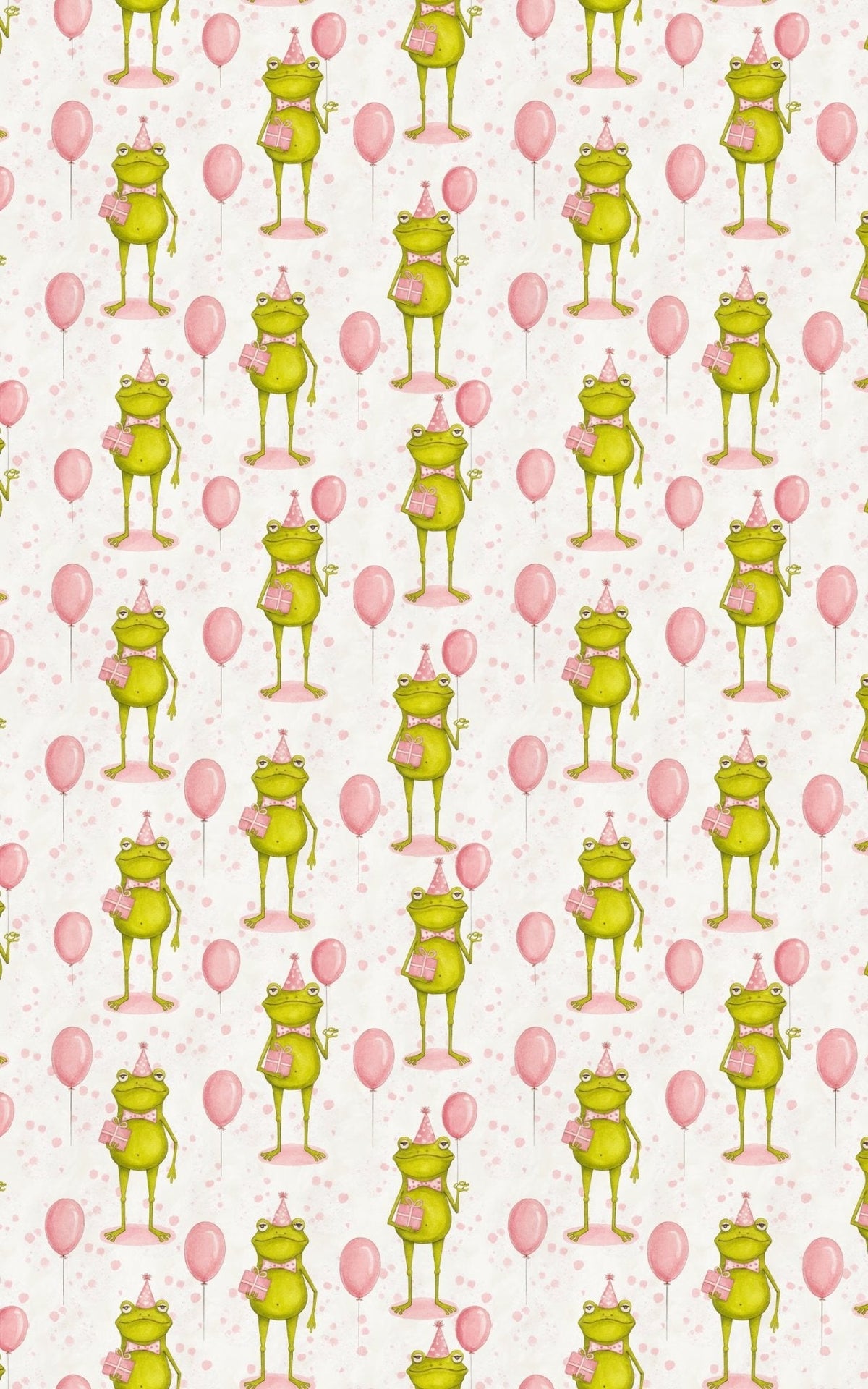 Froggy Festivities Wrapping Paper