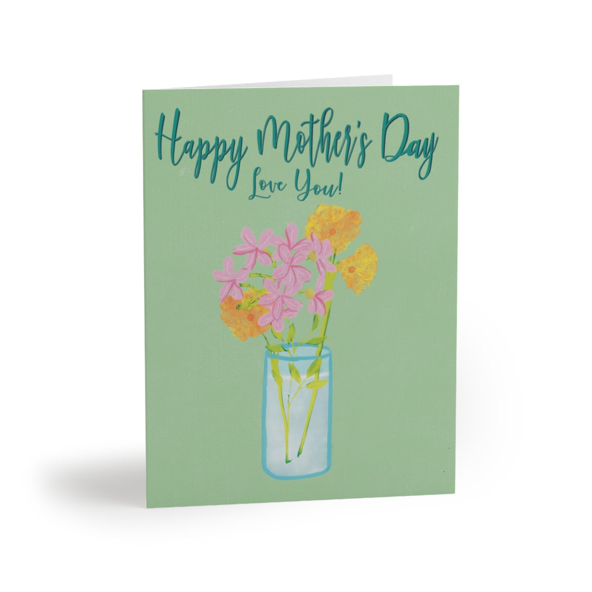 Mother’s Day Card – Floral Vase For Mom