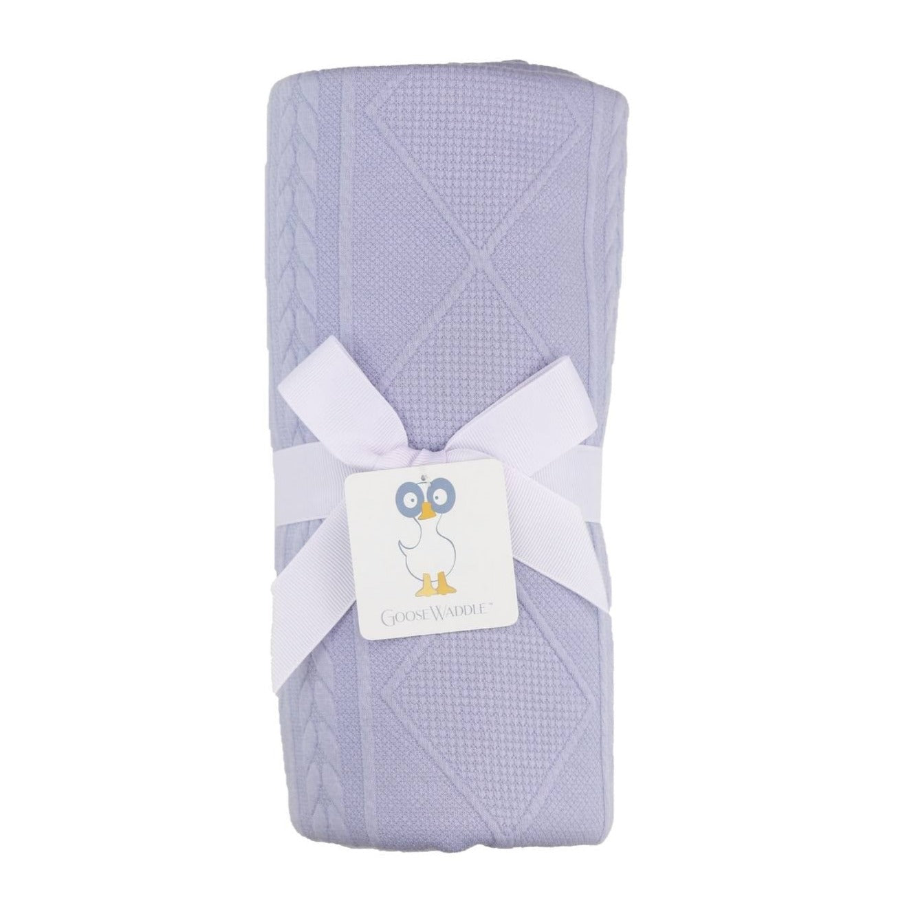 Lavender Knit Blanket