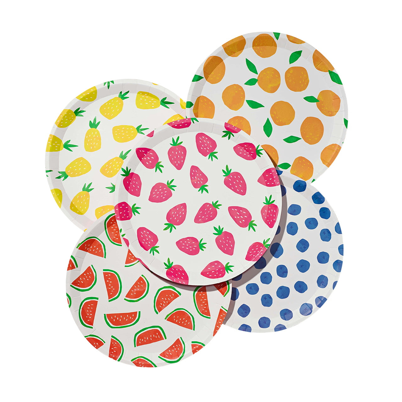 Fruit Punch Large Plates (10 Per Pack)