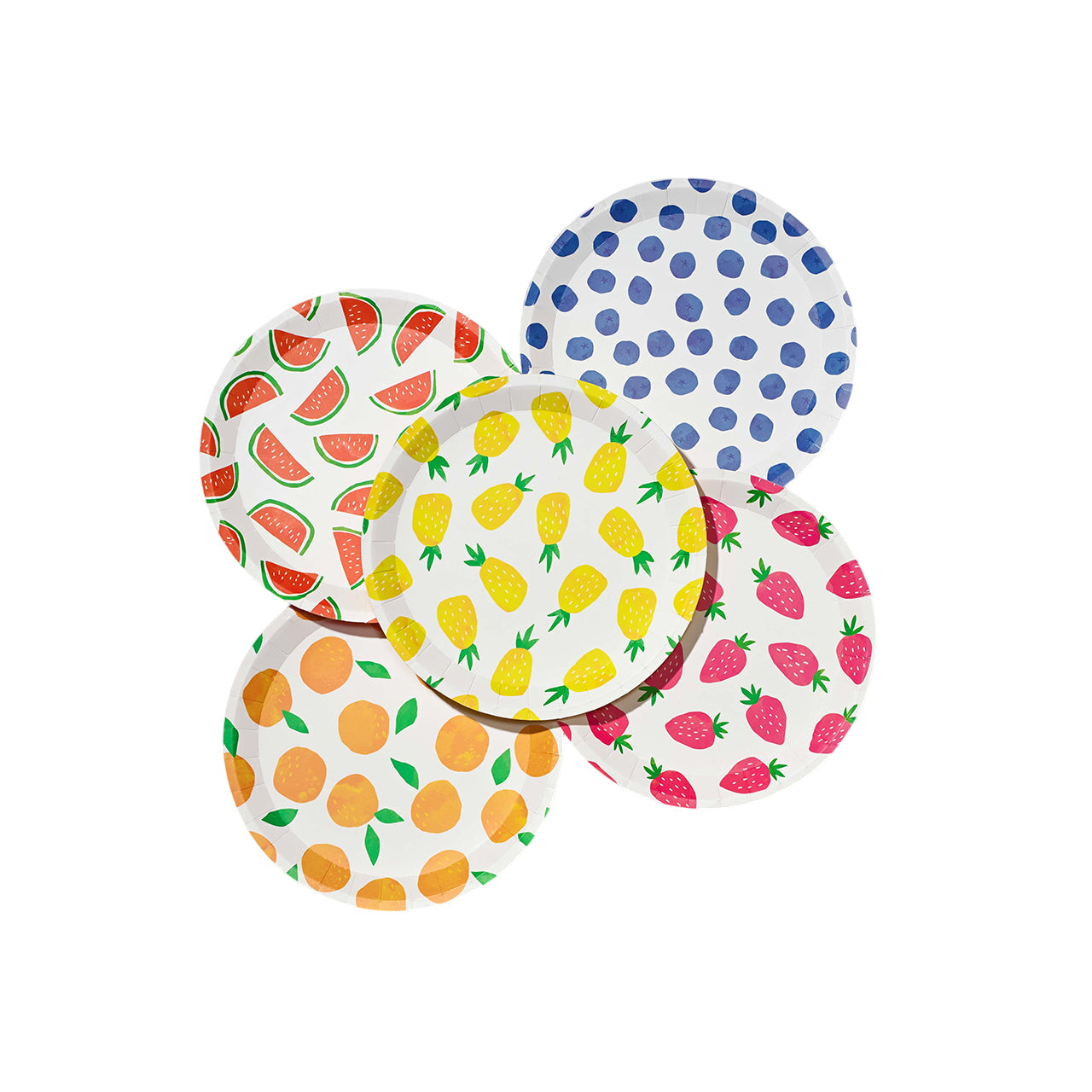 Fruit Punch Small Plates (10 Per Pack)