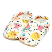 Moccasins, Slippers, Fruits