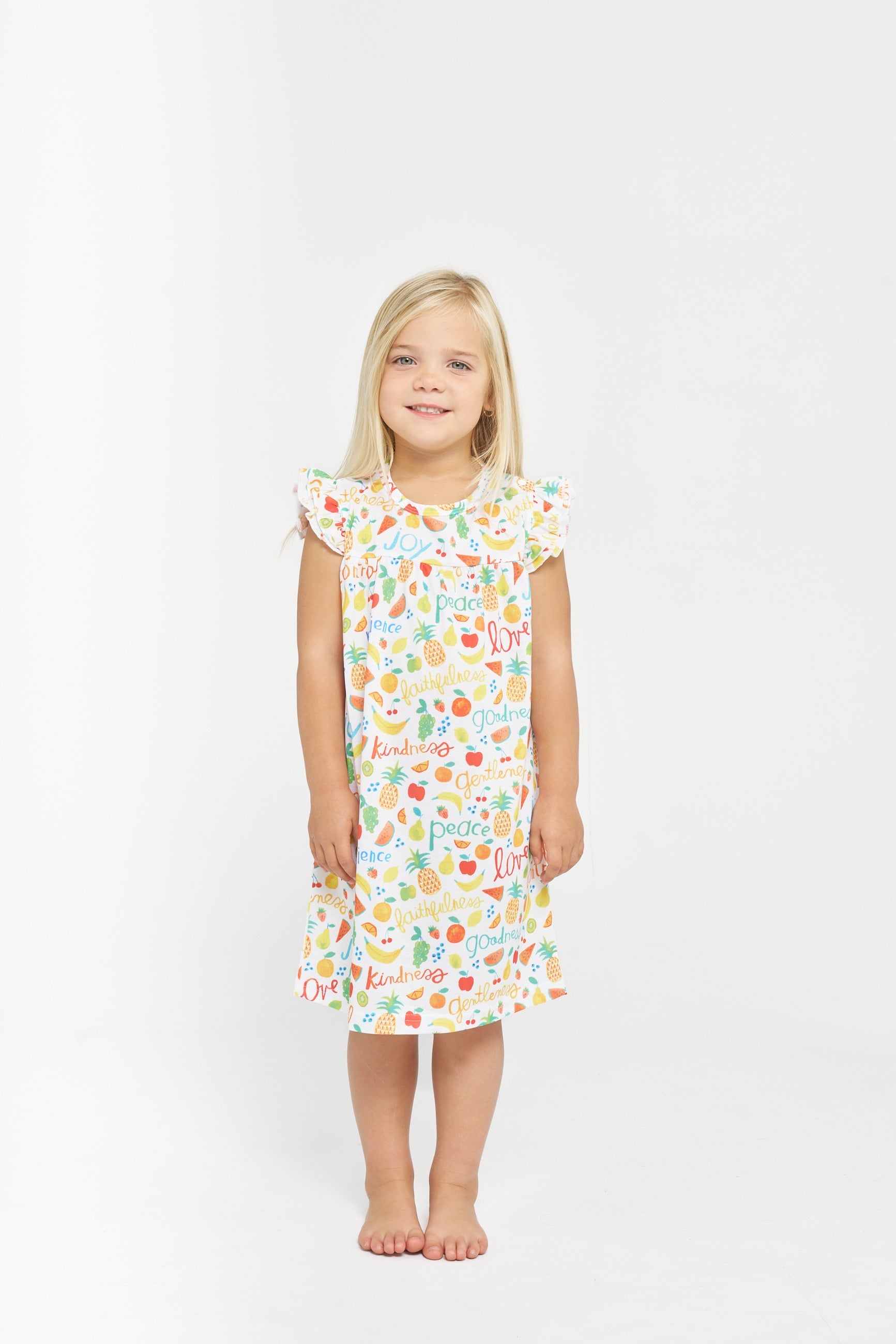 Fruit Of The Spirit Girls Nightgown Polyester