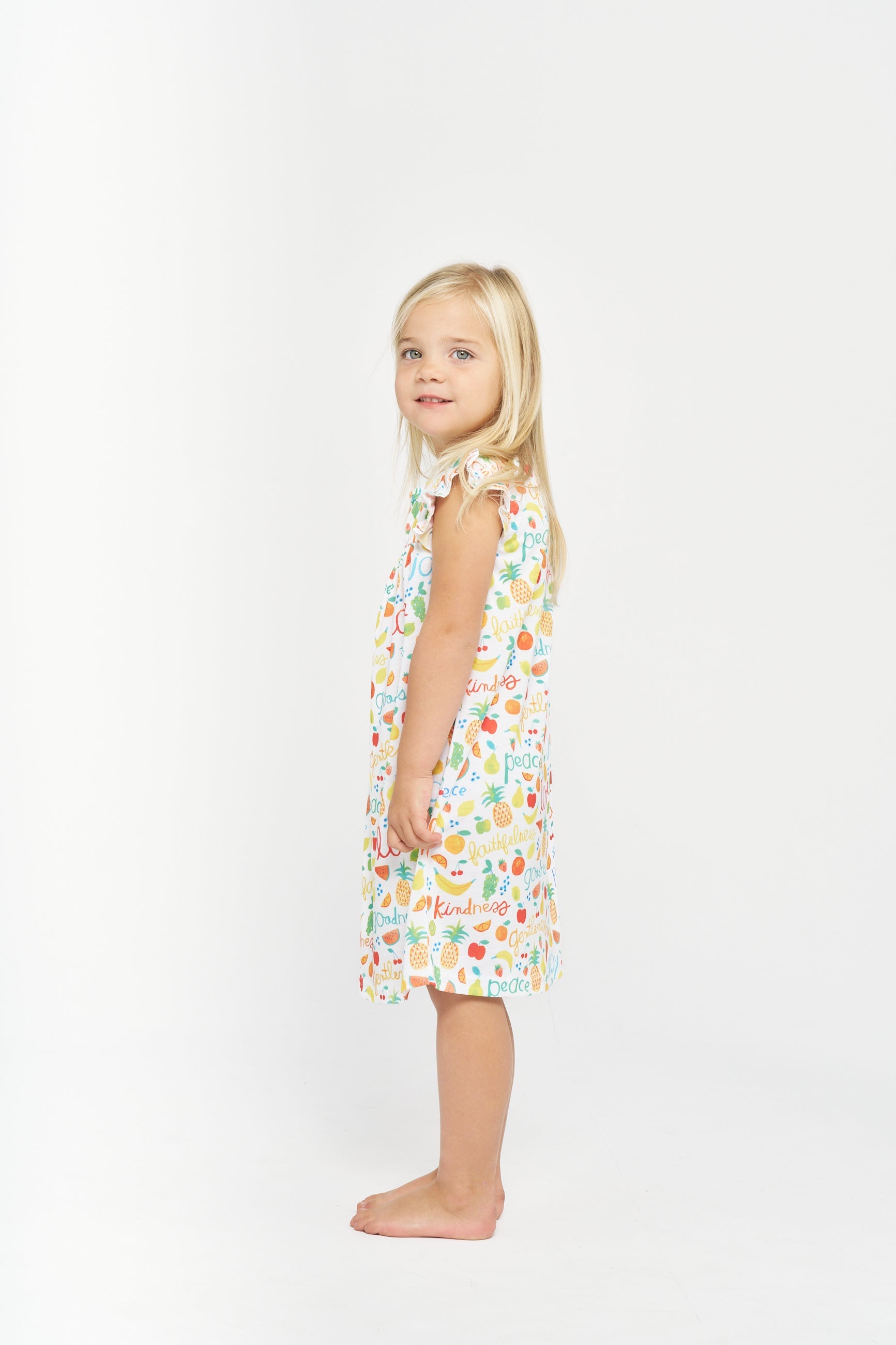 Fruit Of The Spirit Girls Nightgown Polyester