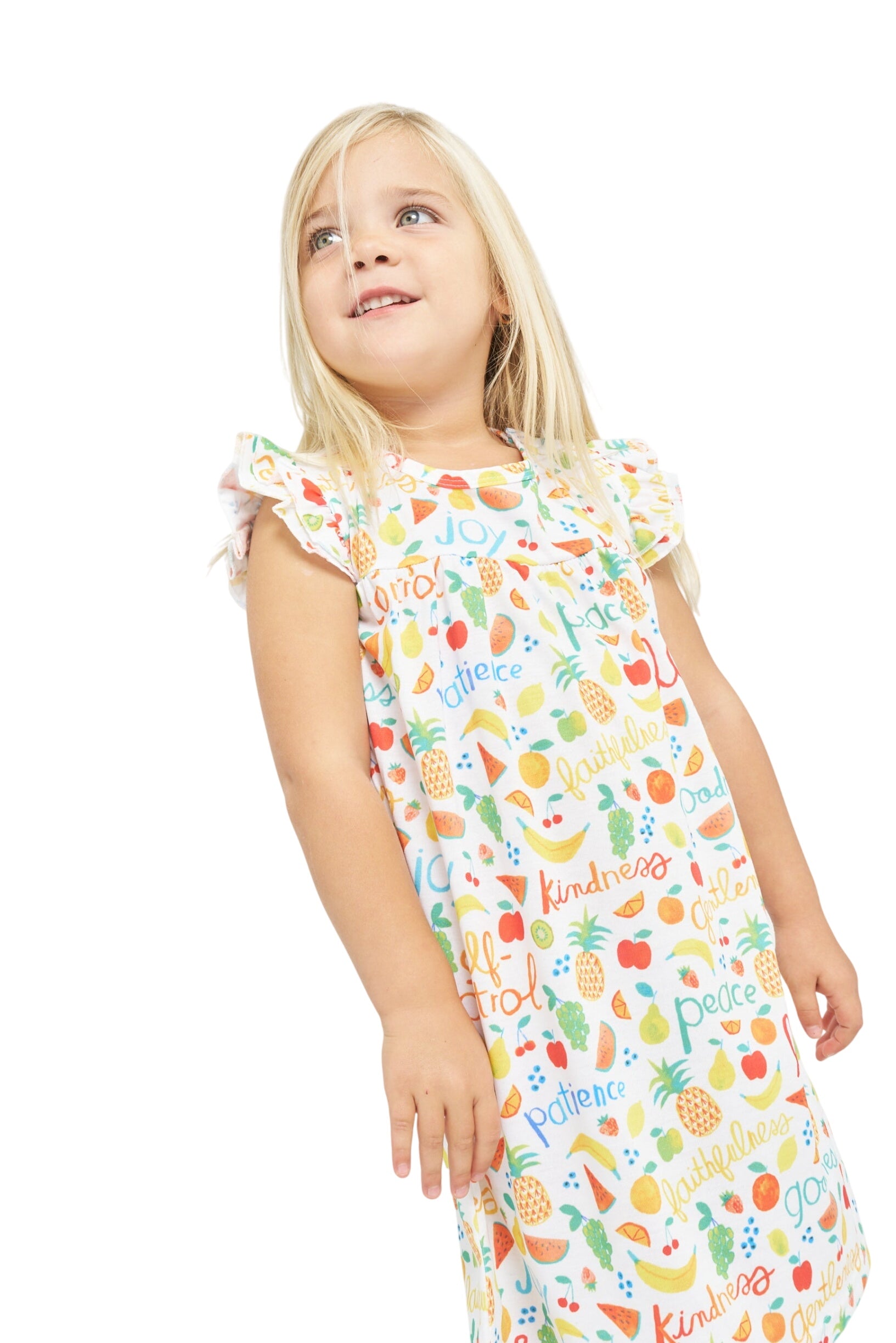 Fruit Of The Spirit Girls Nightgown Polyester