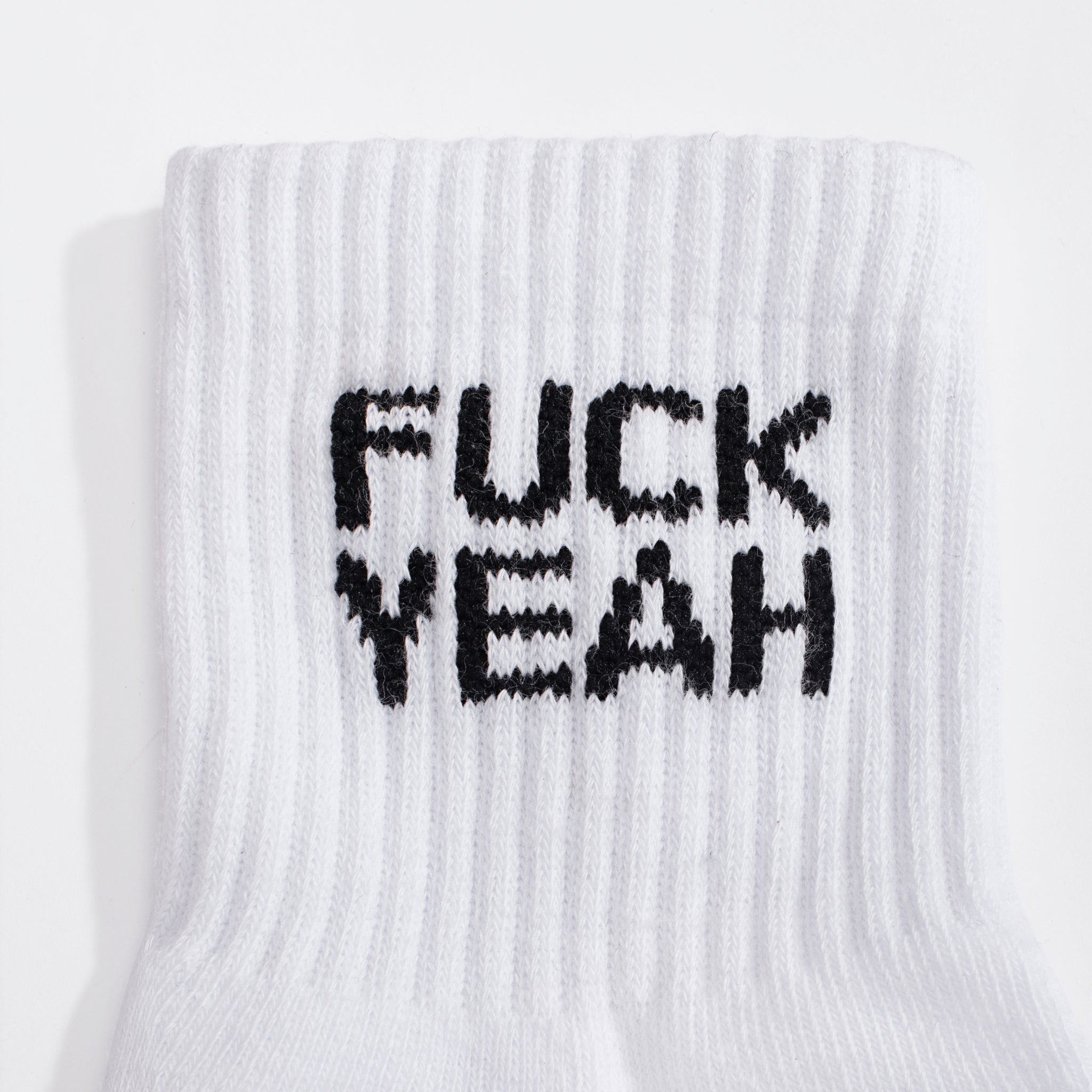 Fuck Yeah Quarter Crew Socks