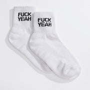 Fuck Yeah Quarter Crew Socks