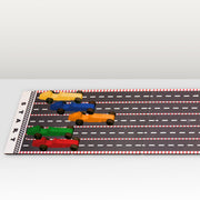 Dyed Wooden Indy Car Set With Racetrack | Made In The Usa 🇺🇸