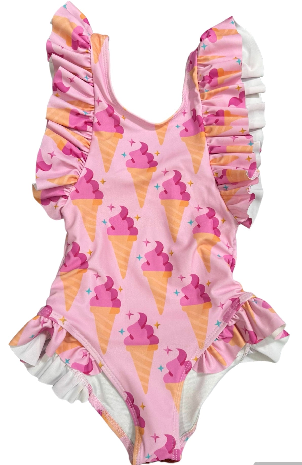 Tweenstyle By Stoopher - Ice Cream Ruffle Swimsuit