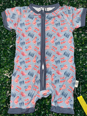 Home Of The Brave Bamboo Romper