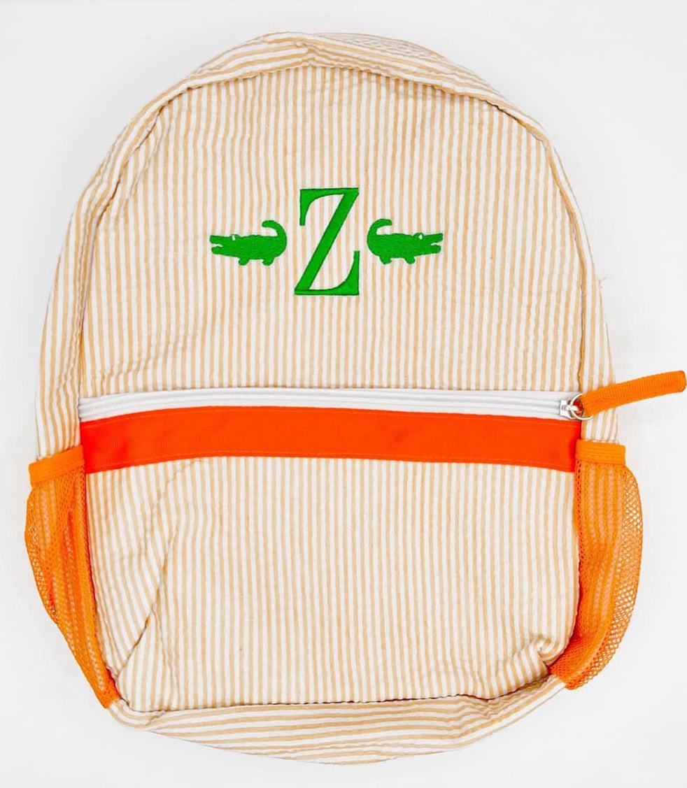 Seersucker Toddler Size Backpack