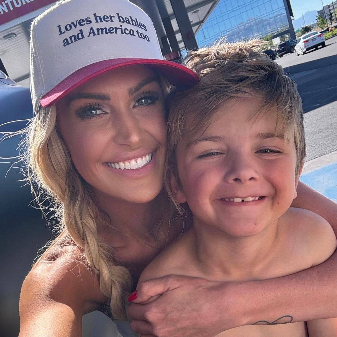 Loves Her Babies & America Too Hat