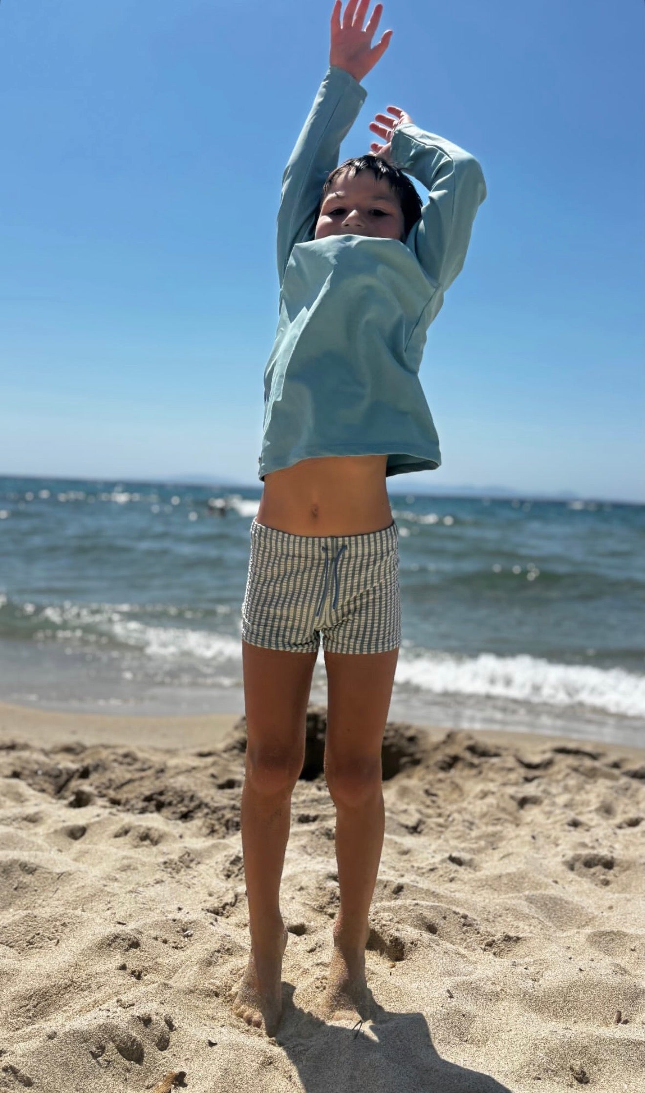 Long Sleeve Rashguard | Upf + Recycled - Laguna