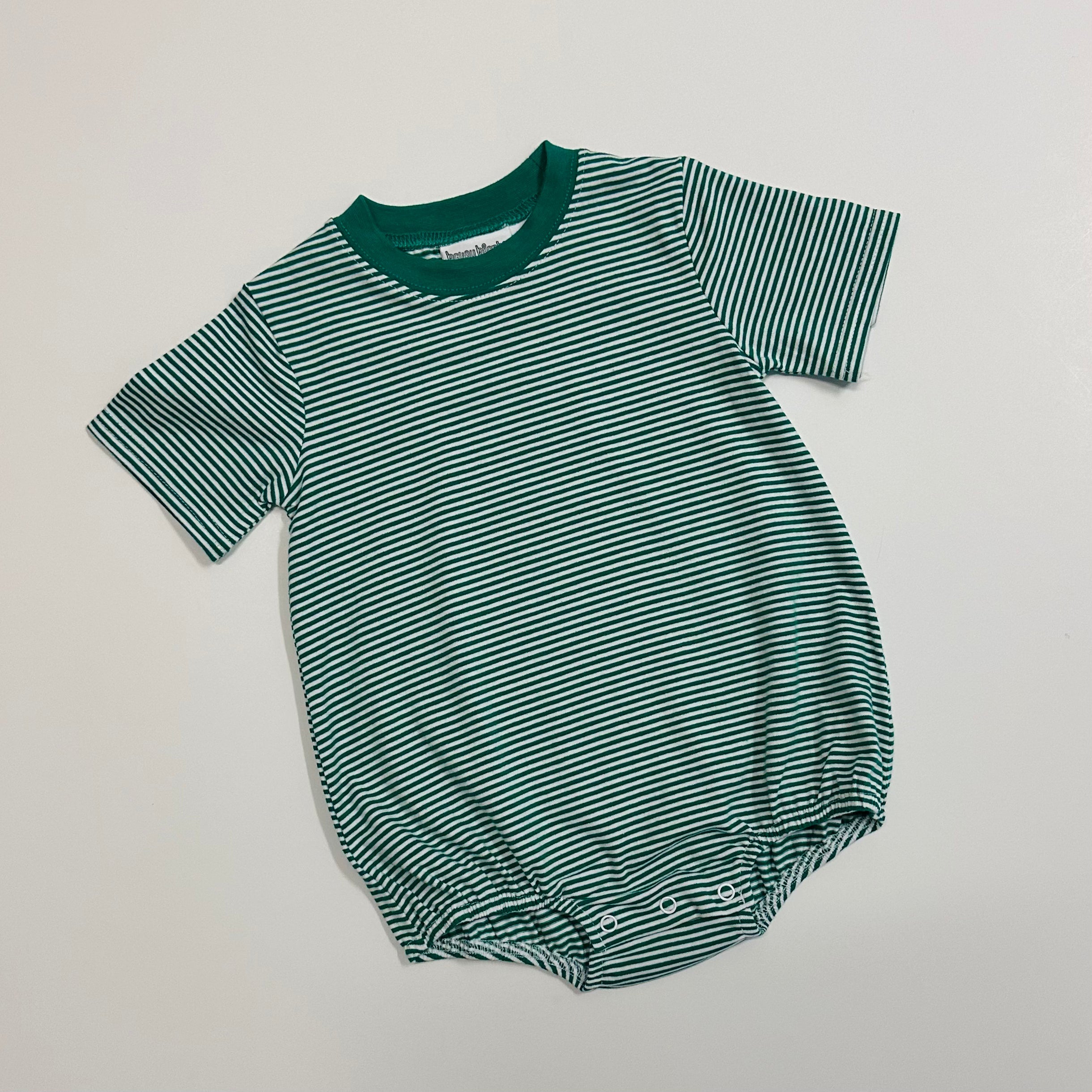 Knit Stripe Short Sleeve T-shirt Bubble - Pastel Colors