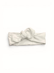 Knot Bow Headband - Ivory