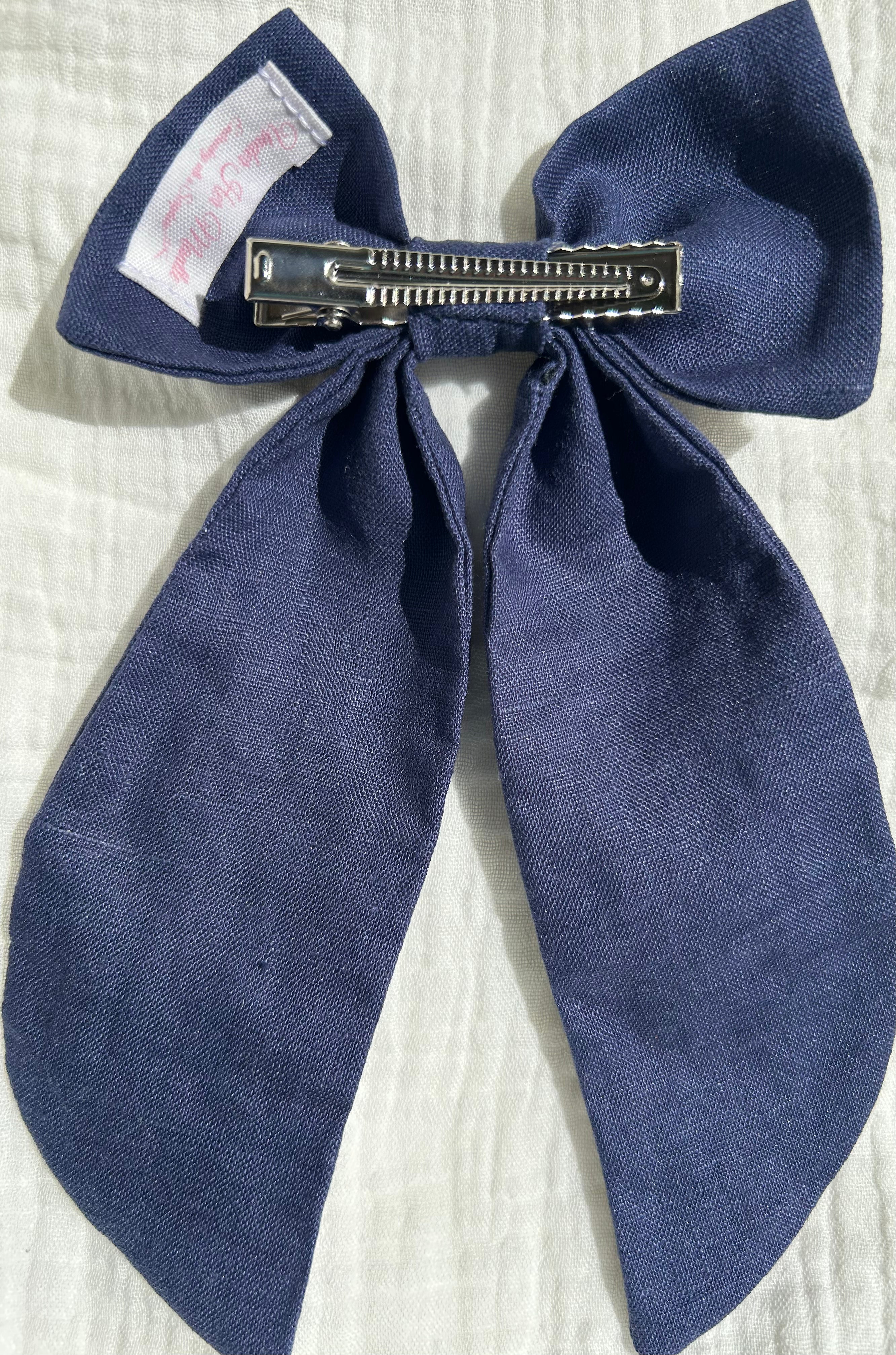 Our Lady Of Fatima Hand-embroidered Hair Bow