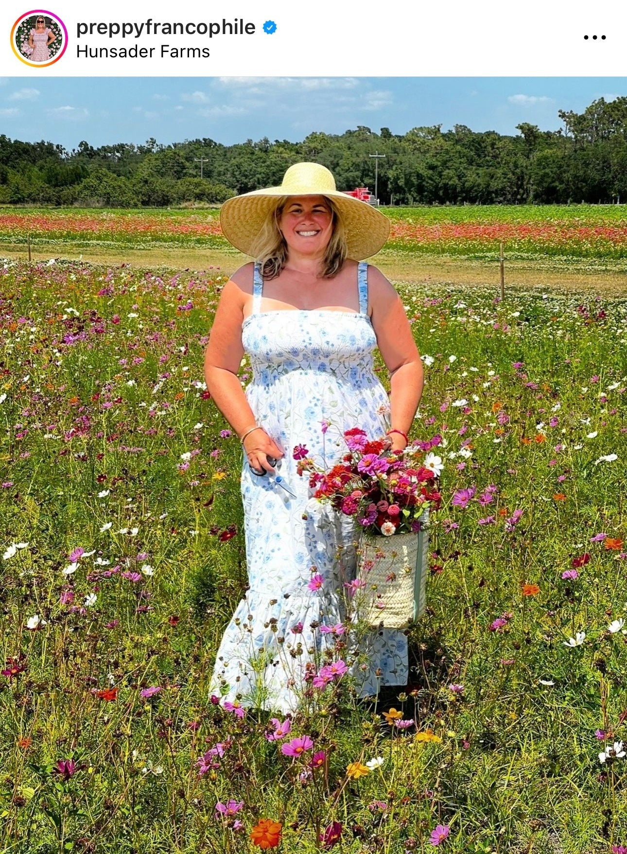 Geranium Sun Hat - Long Black Grosgrain Ribbon