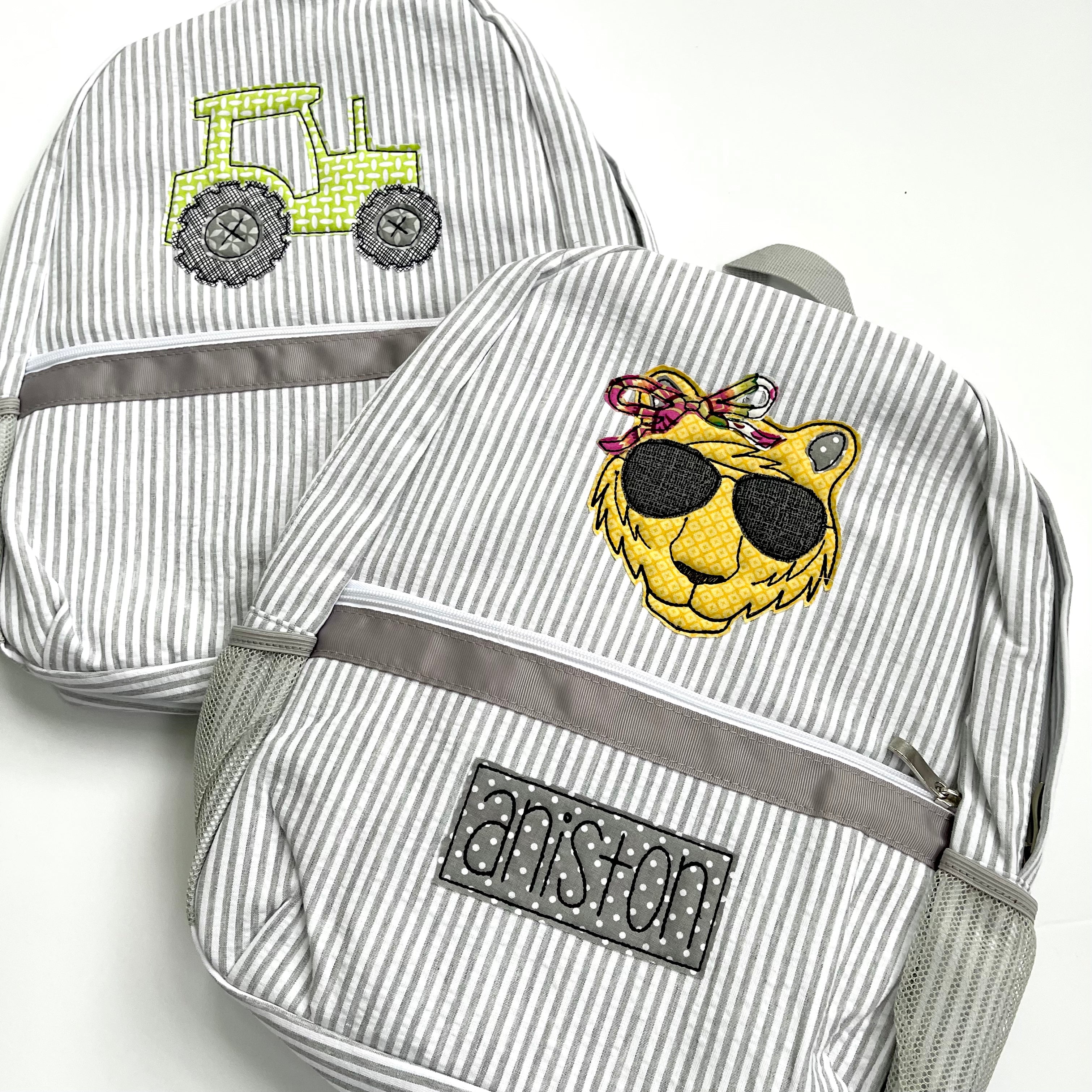 Seersucker Full-size Backpack