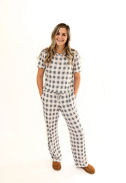 Slate Gingham | Adult Set