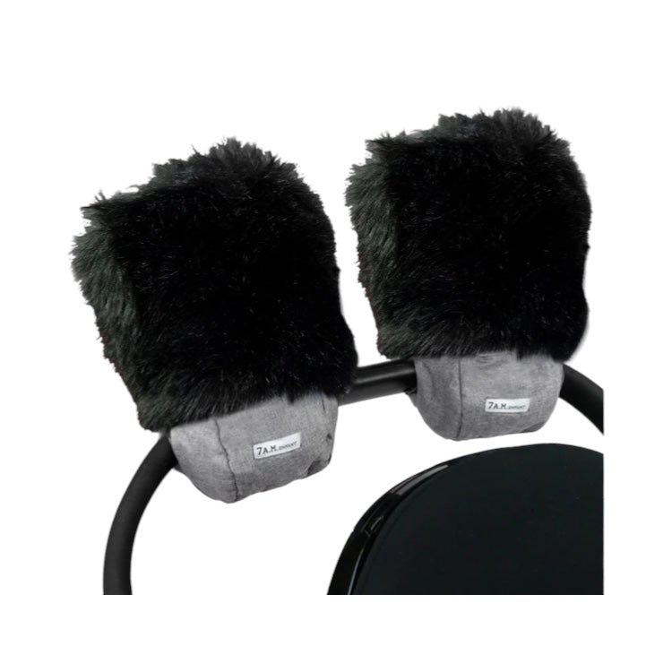 7AM Enfant Warmmuffs - Black Tundra