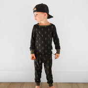Black Bolt 2-piece Bamboo Jammies