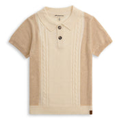 Appaman - Sweater Knit Polo, Beige