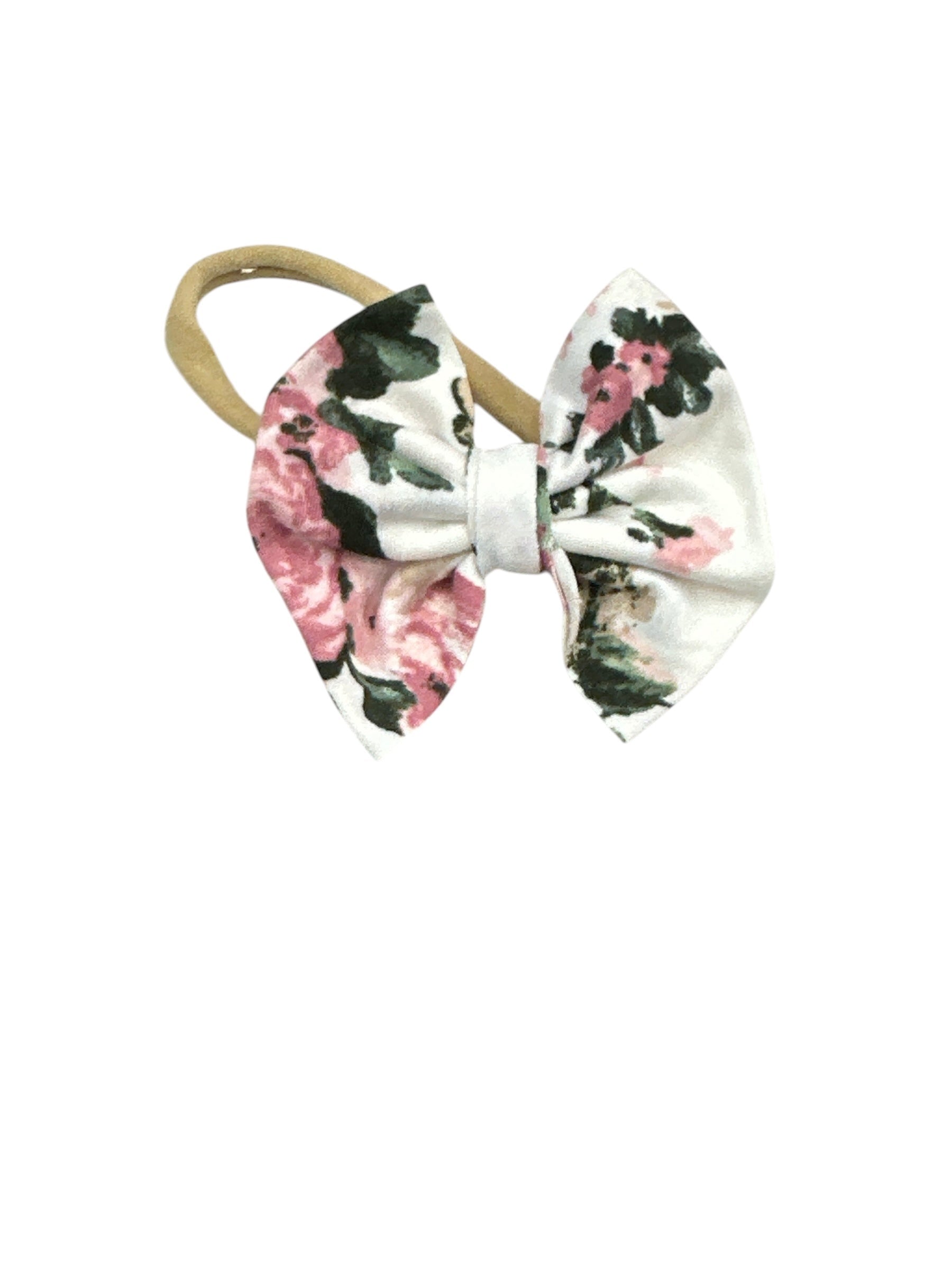 Annie Floral Nylon Bow