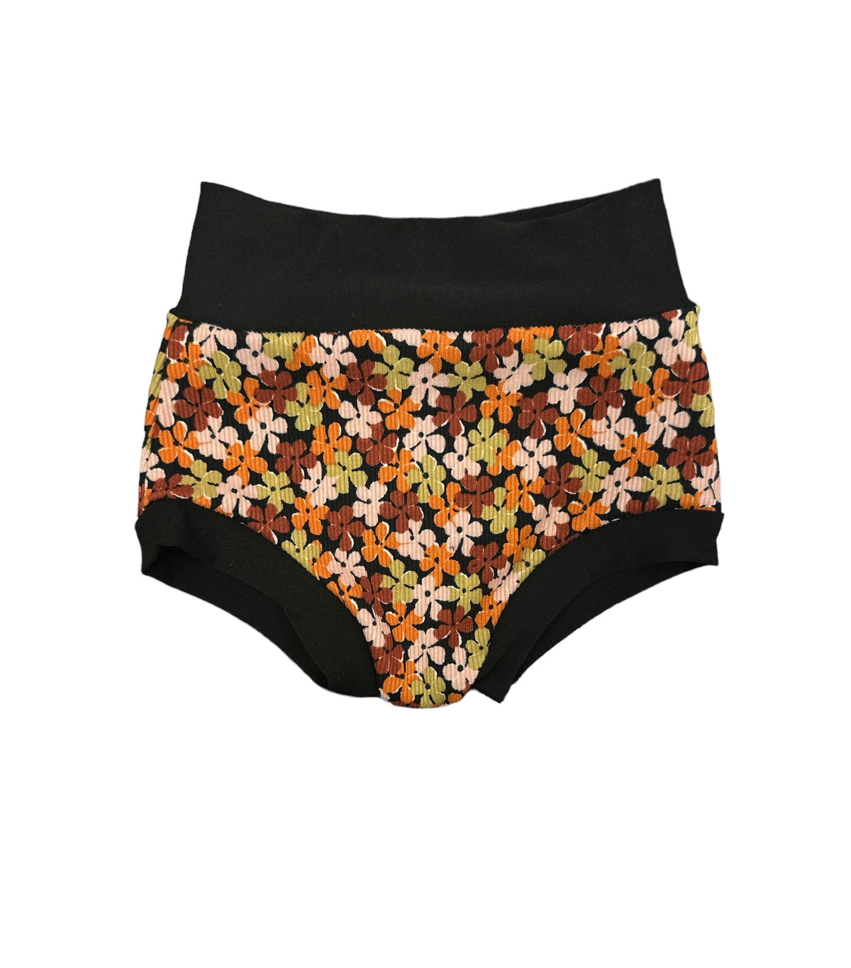 Daphne *ribbed* Floral Infant+toddler Bummies