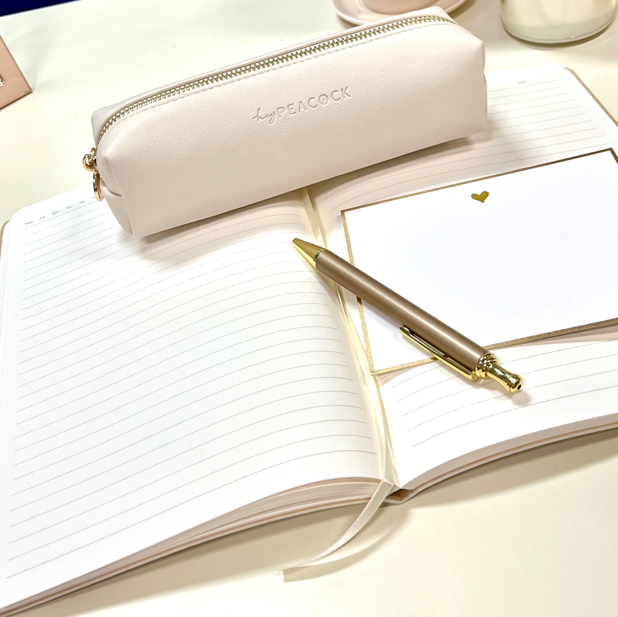 Pencil Pouch: Heypeacock Pu Leather