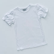 Girl Short Sleeve - White