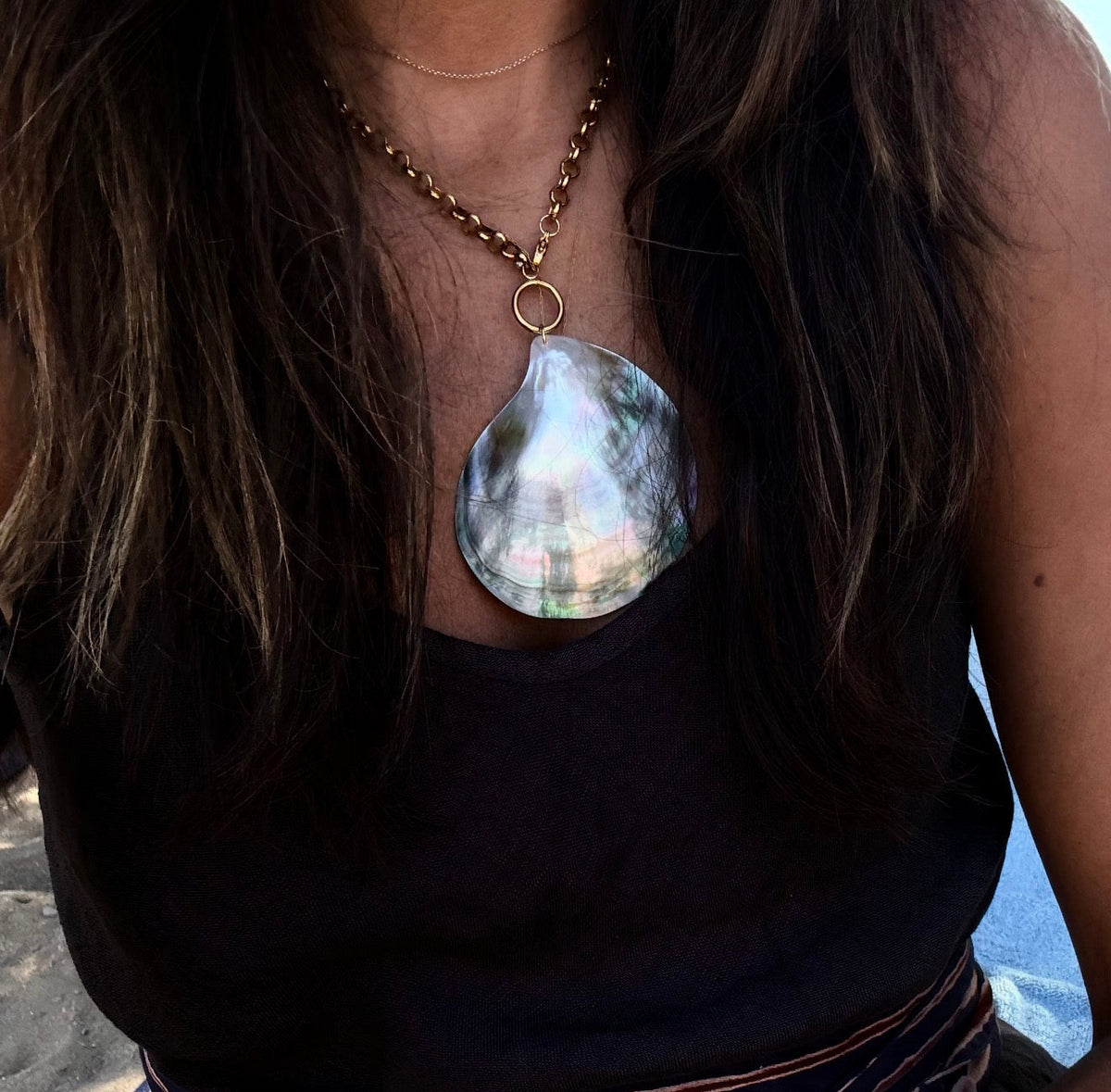 Rosalia Seashell Chain Necklace