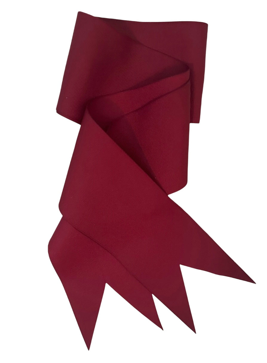 Maroon/burgundy Grosgrain Ribbon - Wide & Short