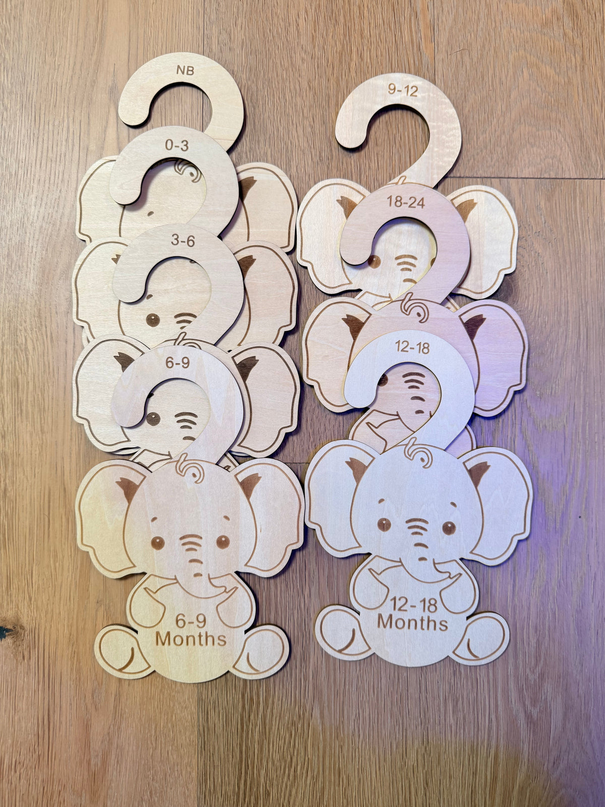 Baby Closet Size Dividers – Cute Elephant Design For Easy Sorting