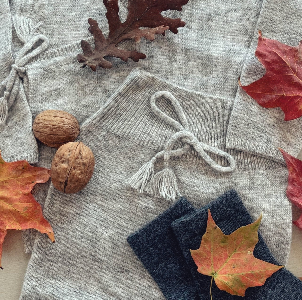 Cashmere Footless Leggings | Grey Dawn