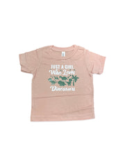 Just A Girl Who Loves Dinosaurs • Infant/toddler Tee