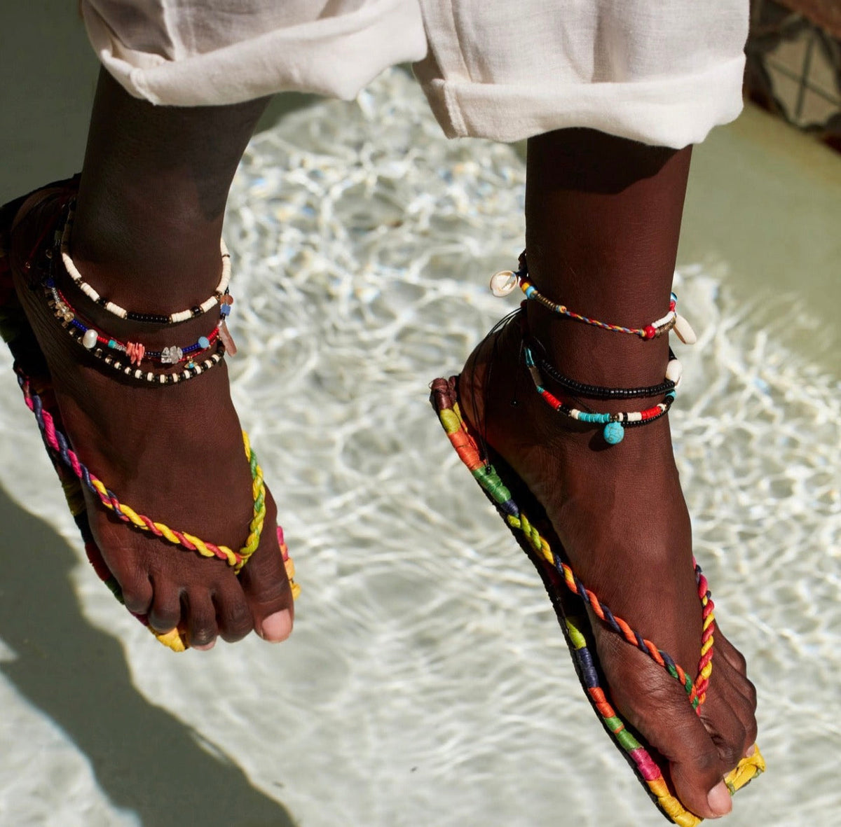Safari Cowrie Shell Anklet