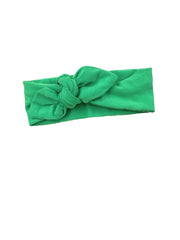 Knot Bow Headband - Kelly Green