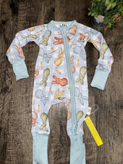 Plaid Easter Bamboo Zippy