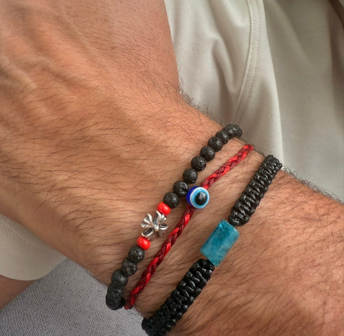 Reese Evil Eye Braided Bracelet