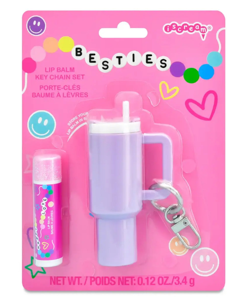 Iscream - Besties Lip Balm Key Chain Set