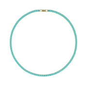 Karla Tennis Necklace - Turquoise