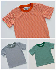 Knit Stripe Short Sleeve Shirt