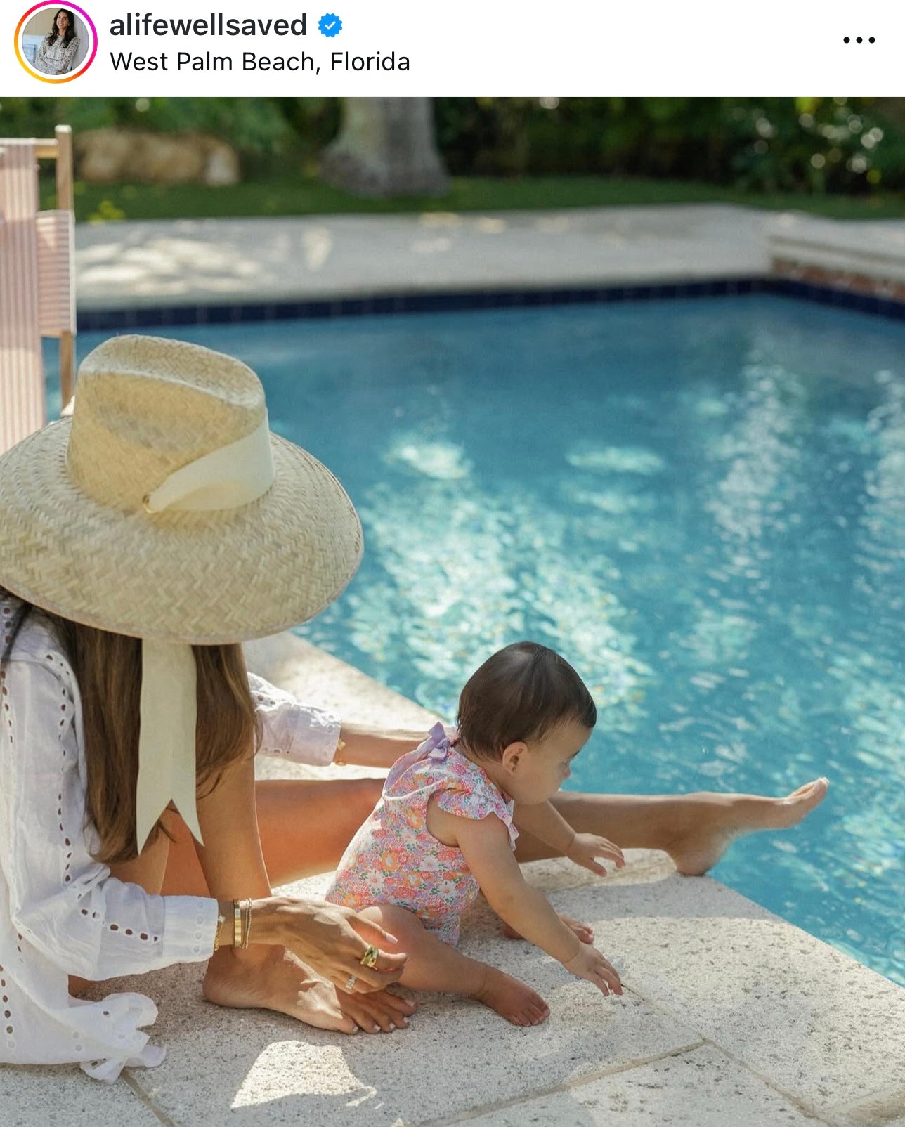 Begonia Sun Hat - Long Coral Grosgrain Ribbon