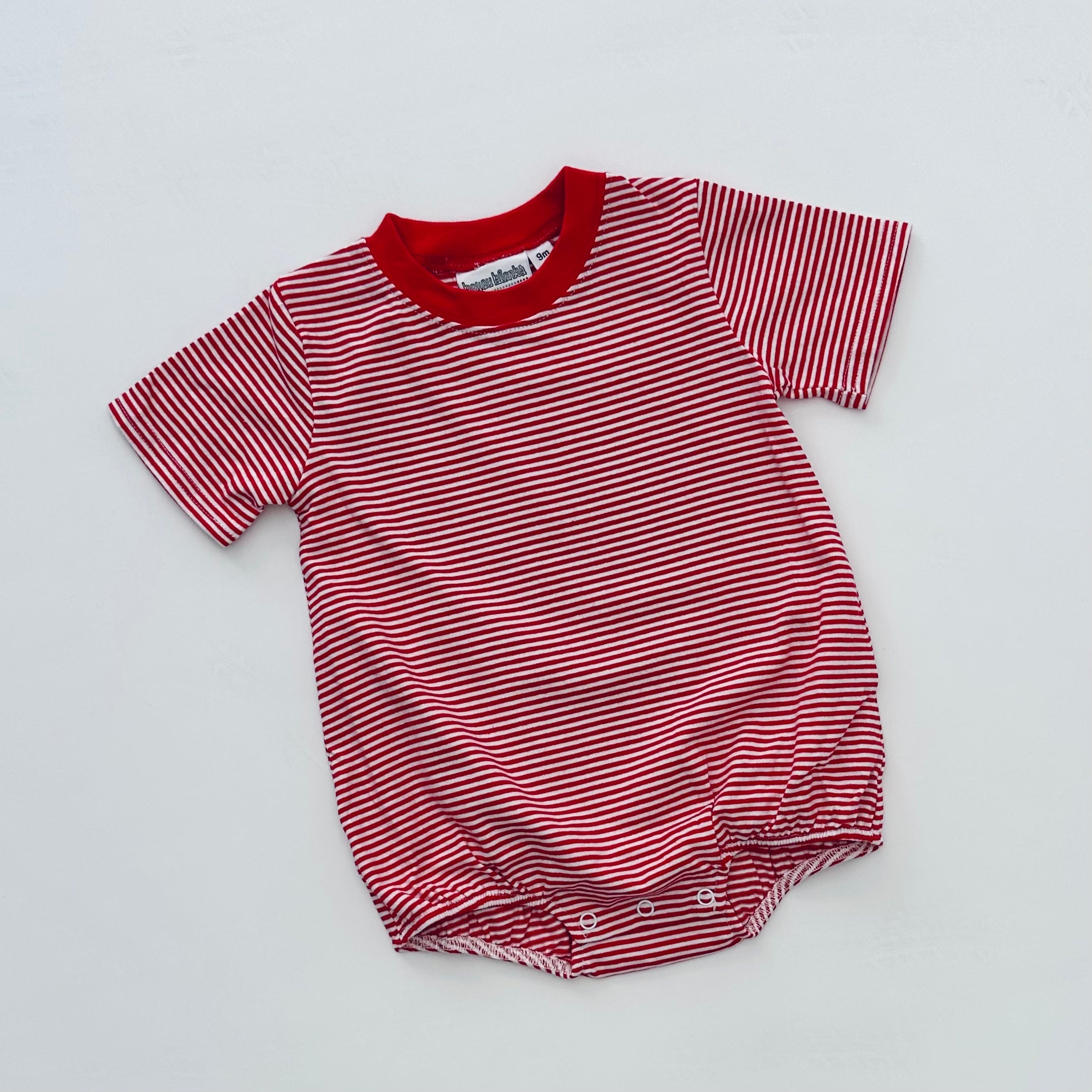 Knit Stripe Short Sleeve T-shirt Bubble - Pastel Colors