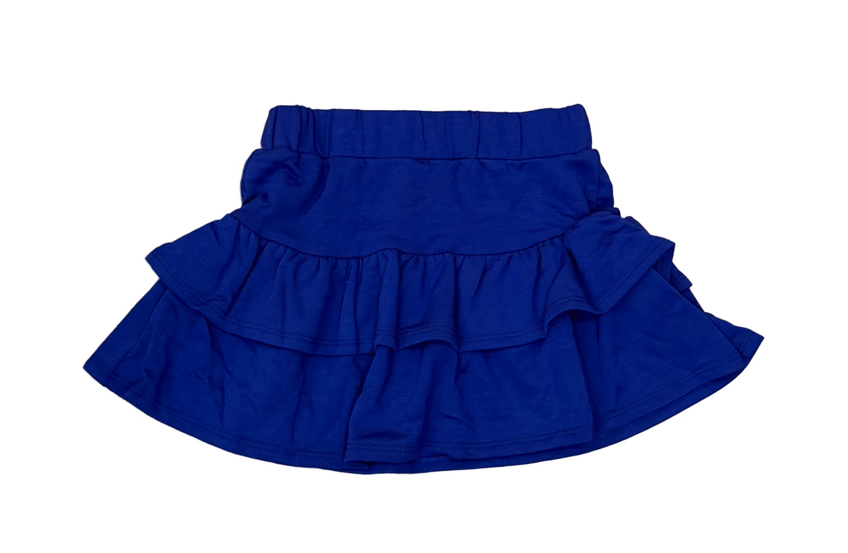 Tweenstyle By Stoopher - Royal French Terry Tiered Skirt