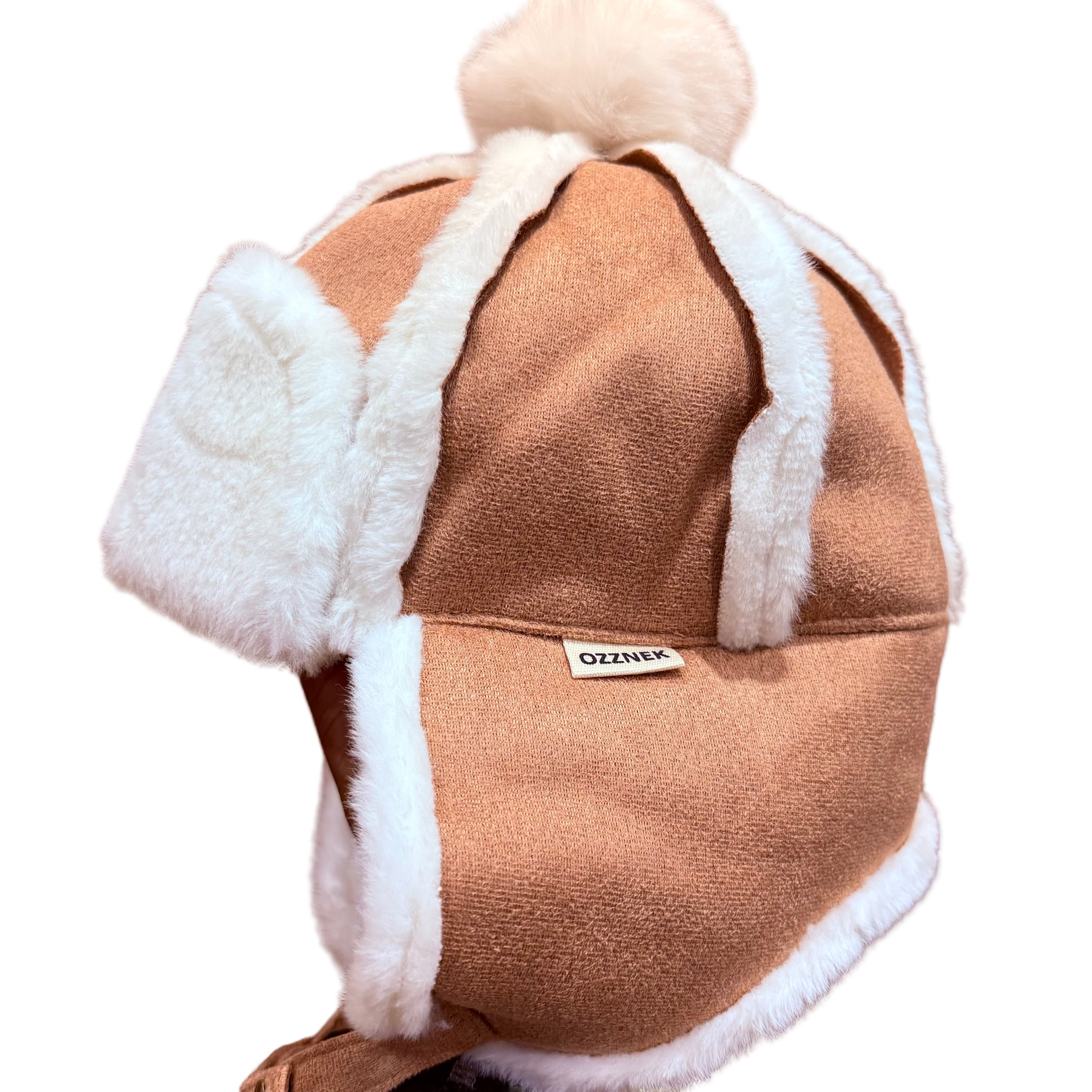 Kids Sherpa Aviator Winter Hat With Ear Flaps | Warm Fleece Pullover