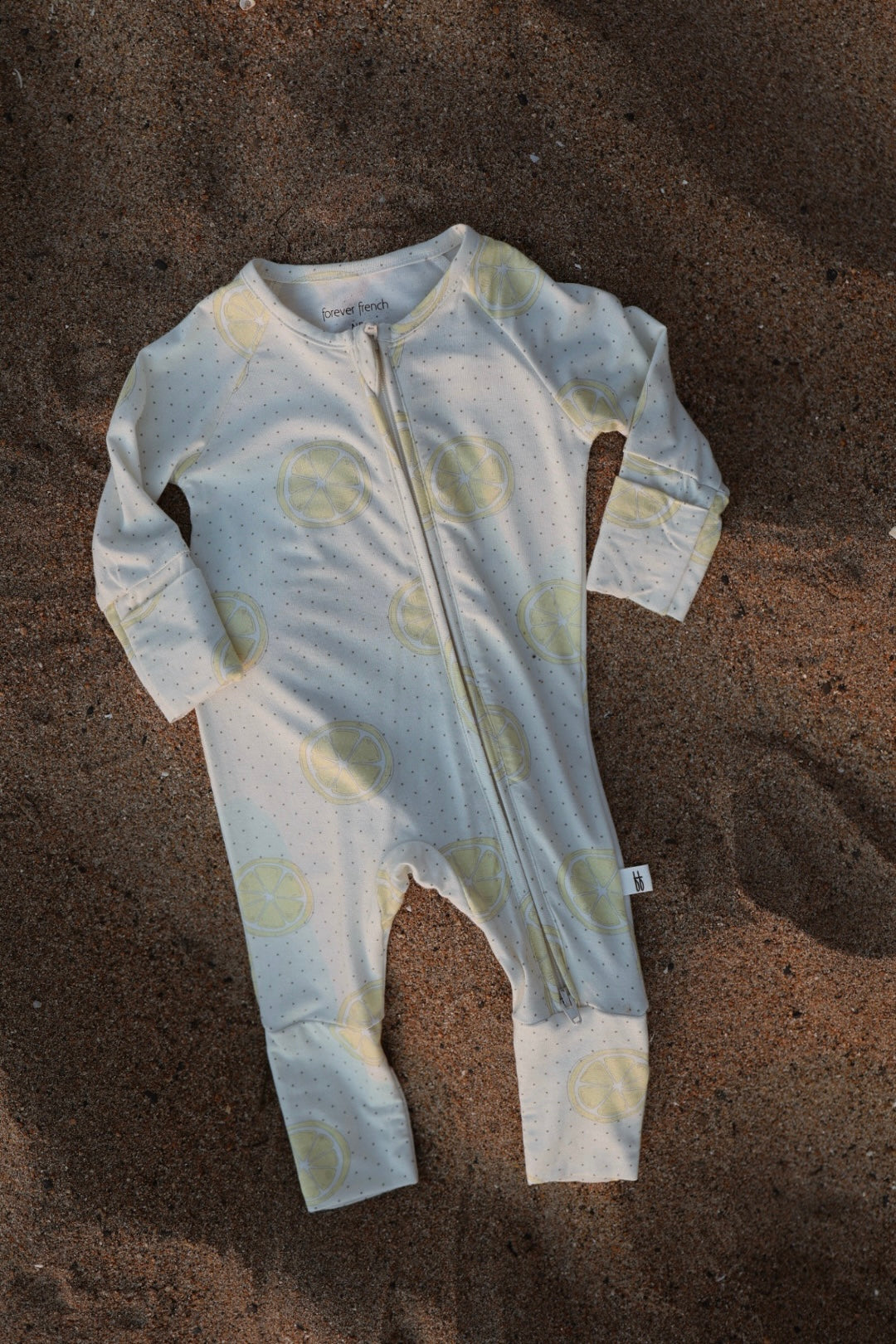 Bamboo Zip Pajamas | Lemon Drop