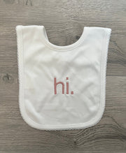 Hi. Pima Bib -rosy Pink