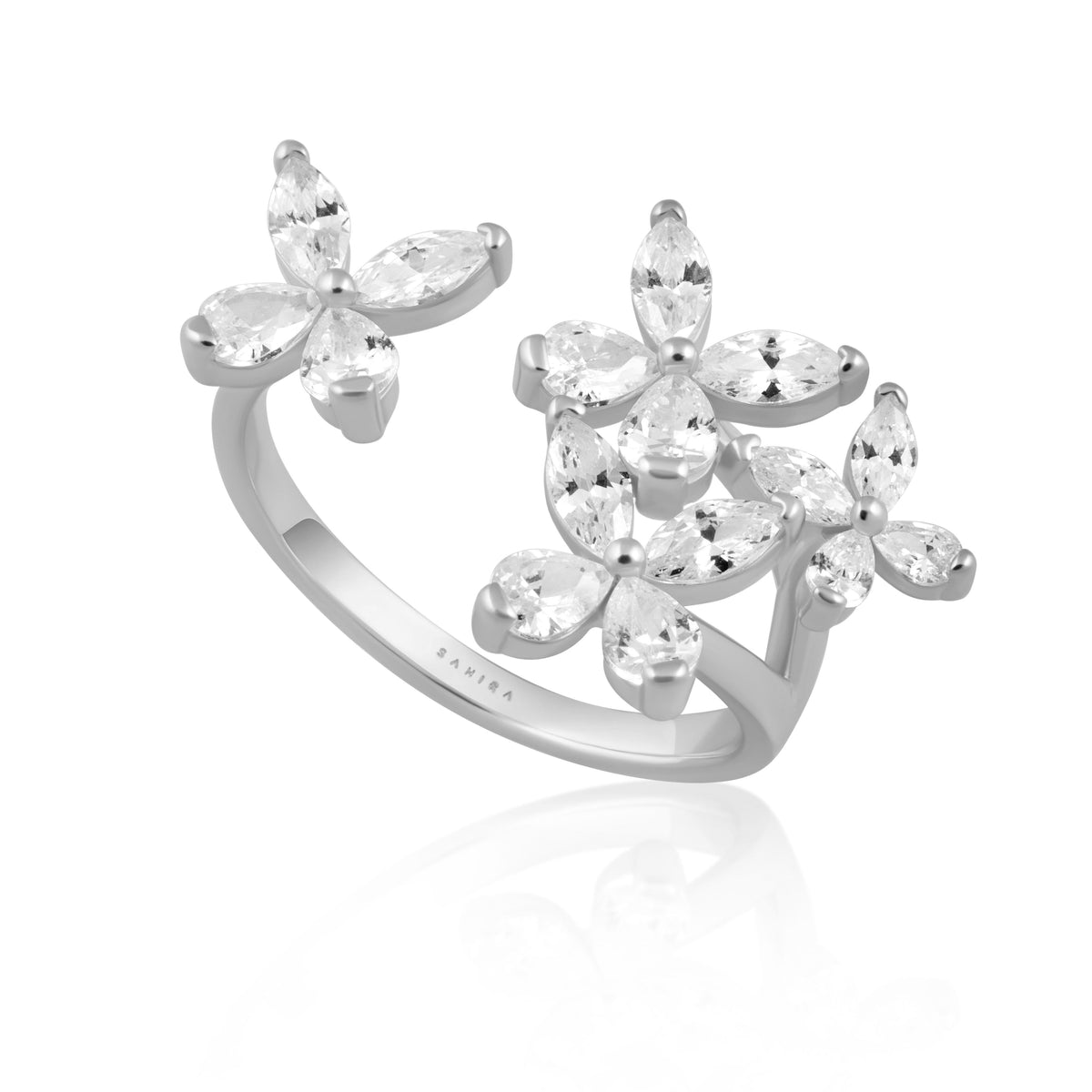 Cz Butterfly Ring