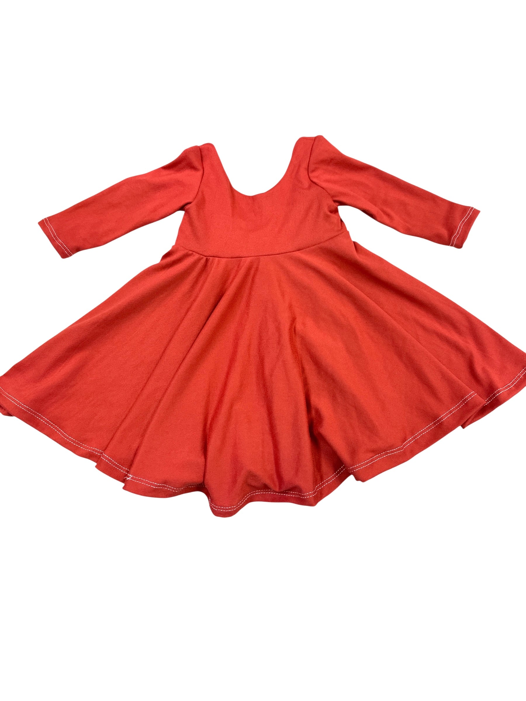 Rust • Baby/toddler/youth Twirl Dress